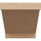 Ekena Millwork 6in. W x 6in. H x 16in. L Burlington Woodgrain TimberThane Rafter Tail, Primed Tan RFTUR06X06X16BURRCPR - alternate 4